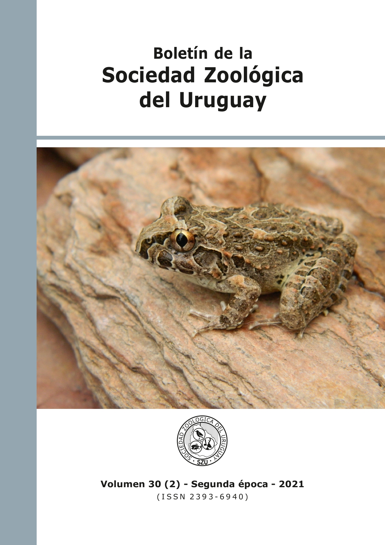 					Ver Vol. 30 Núm. 2 (2021): Boletín de la Sociedad Zoológica del Uruguay
				