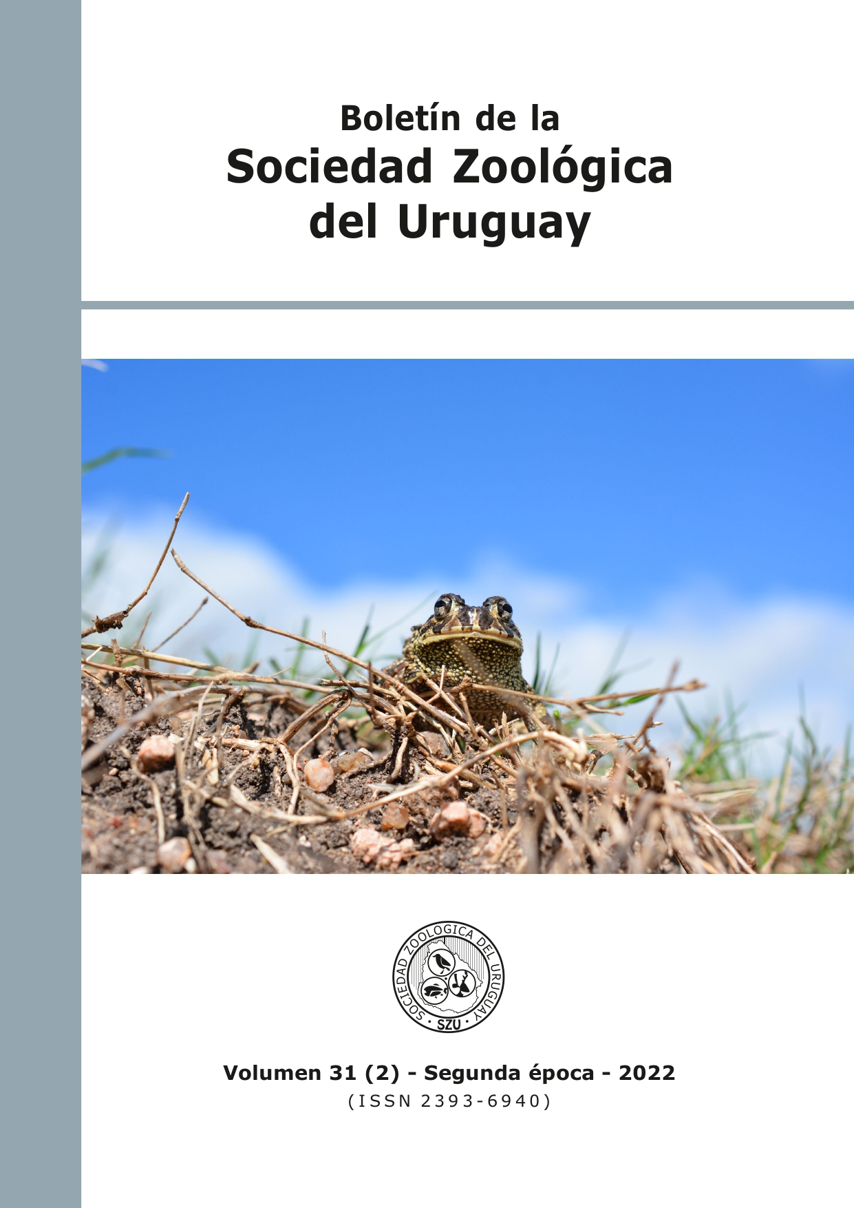 					Visualizar v. 31 n. 2 (2022): Boletín de la Sociedad Zoológica del Uruguay
				