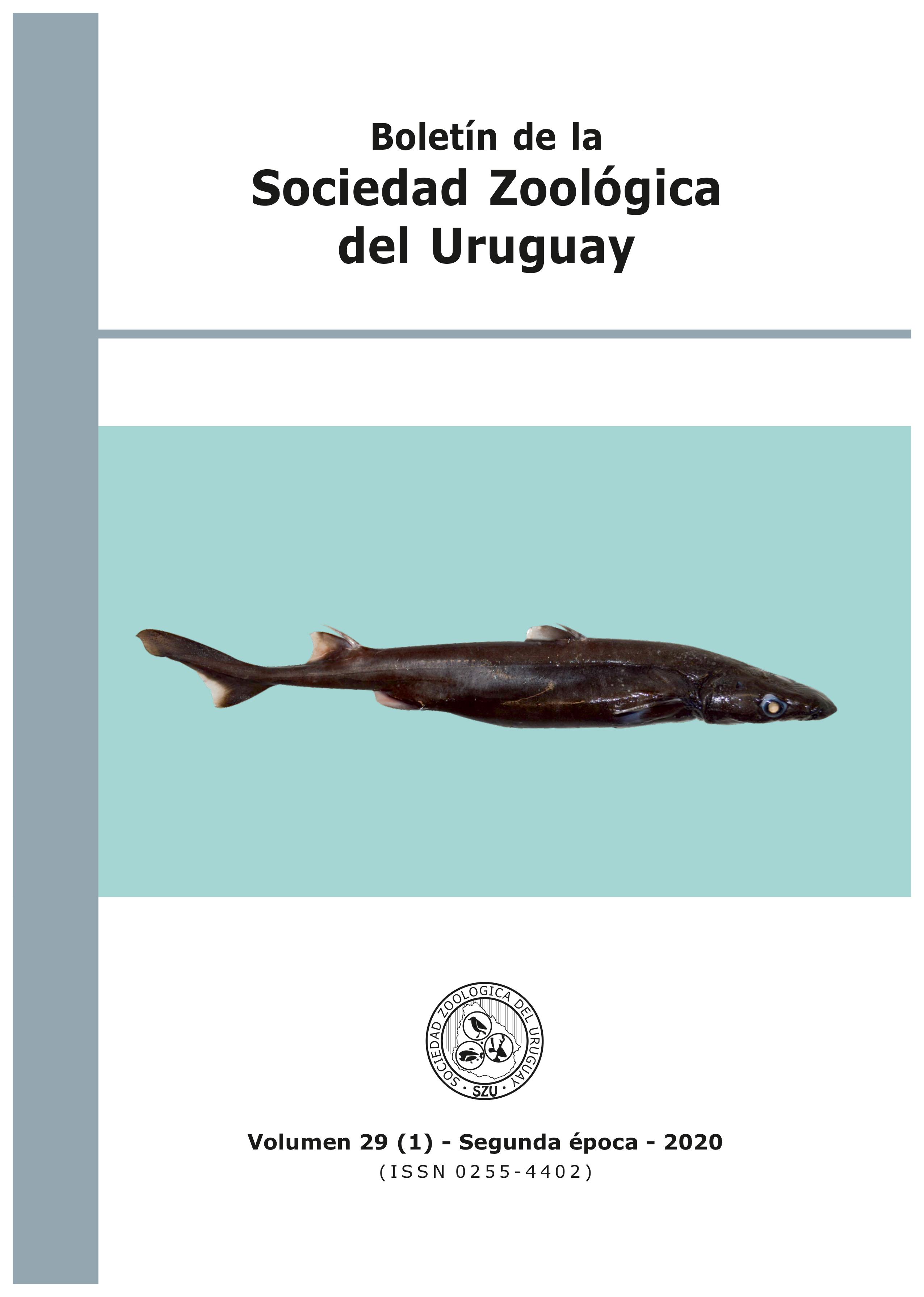 					Visualizar v. 29 n. 1 (2020): Boletín de la Sociedad Zoológica del Uruguay
				